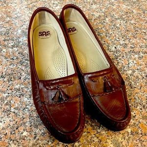SAS Tassel loafers in brown